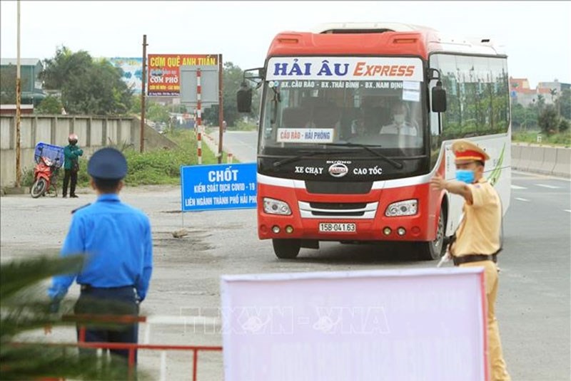 Tạm dừng vận tải hành khách từ Hải Phòng đến huyện Vũ Thư, Thái Bình