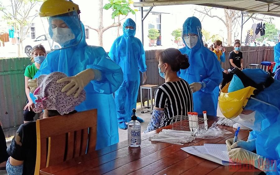 Thái Bình: Phát hiện 4 F0 chưa rõ nguồn lây trong một doanh nghiệp - Ảnh 1. Thái Bình: Phát hiện 4 F0 chưa rõ nguồn lây trong một doanh nghiệp - Ảnh 1.