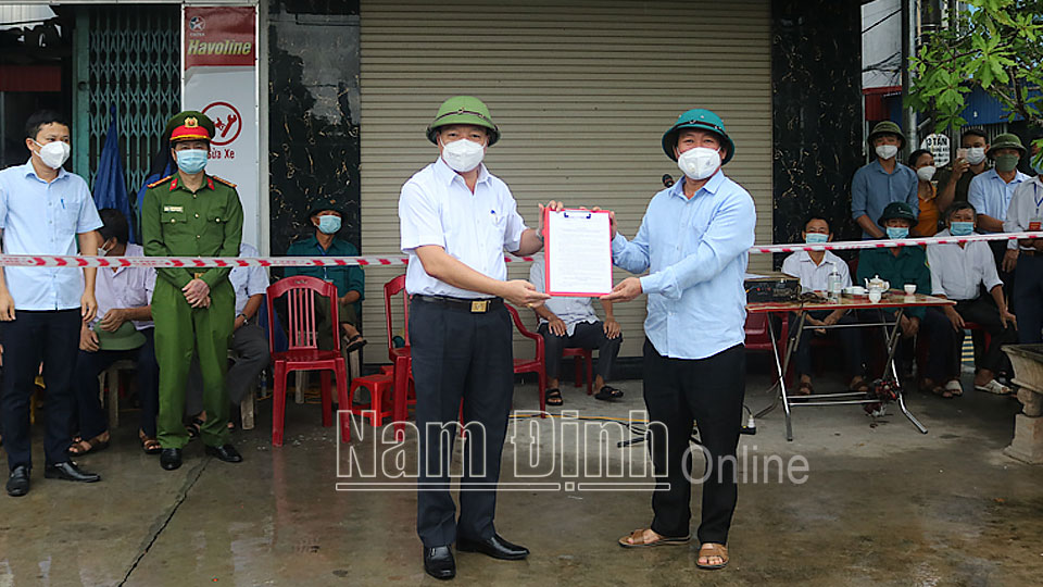 Hải Hậu (Nam Định) kết thúc giãn cách xã hội, học sinh đến trường từ ngày 16/9 - Ảnh 2. Hải Hậu (Nam Định) kết thúc giãn cách xã hội, học sinh đến trường từ ngày 16/9 - Ảnh 2.