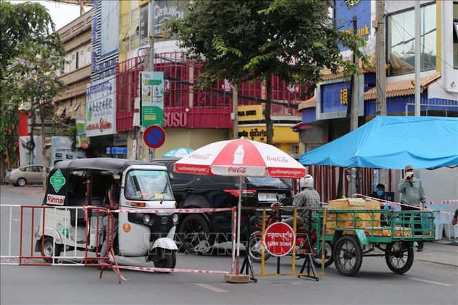 Phnom Penh duy trì nhiều biện pháp phòng dịch - Ảnh 1. Phnom Penh duy trì nhiều biện pháp phòng dịch - Ảnh 1.