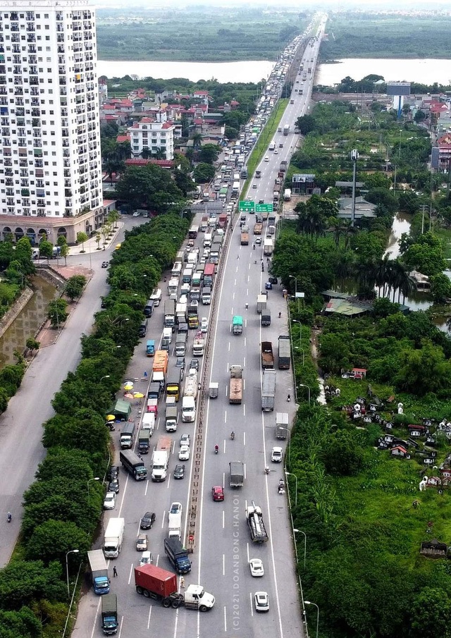 Công bố 16 làn luồng xanh để phương tiện ra vào thủ đô